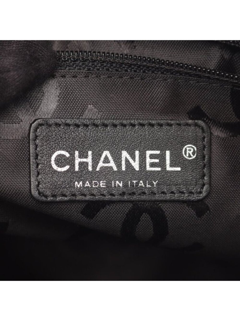 Chanel Tote Bag Cambon Line Medium Beige Black Leather - Picture 4 of 10